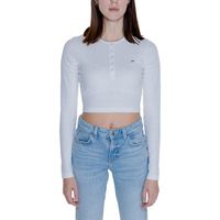 tommy hilfiger camiseta manga larga tjw crp henley dw0dw18430 para mujer