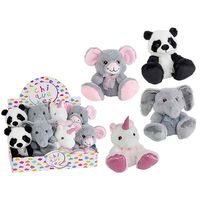 peluche animal pies grandes 20cm