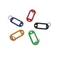 q-connect key fobs assorted 100 pack kf10869