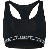 superdry sujetador deportivo top w3110357a multilogo crop para mujer