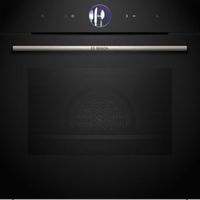 horno home connect - bosch hsg7361b1 vapor cristal negro