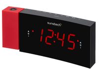 radio despertador - sunstech frdp3 rojo