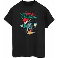 disney camiseta manga larga merry christmas para mujer