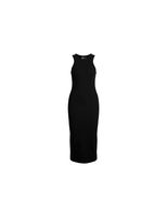 vestido jack and jones jxforest str sl rib mujer black