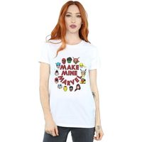 marvel camiseta manga larga make mine para mujer