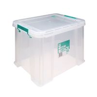 storestack 36 litre storage box w480xd380xh320mm clear