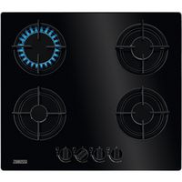 zanussi zgo65414ba placa de gas 4 zonas 60cm negra