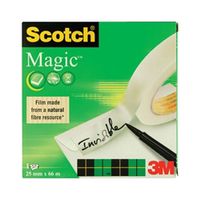 scotch magic tape 810 25mmx66m transparent 8102566