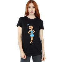 the flintstones camiseta manga larga bi23118 para mujer