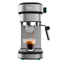 cecotec cafelizzia 890 gray cafetera espresso 20 bares acero inoxidable