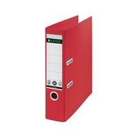 recycle colours lever arch file a4 80mm red pack of 10 10180025