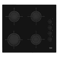 beko hilg 64120 s placa de gas 4 zonas 60cm negro