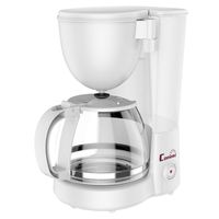 comelec cg4007 cafetera de goteo 12 tazas 600w blanca