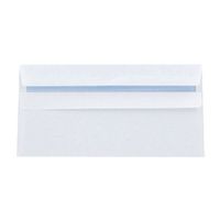 q-connect dl envelopes wallet self seal 120gsm white pk 1000 - kf97366