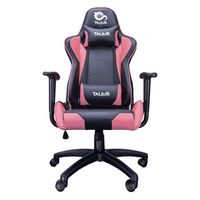 silla gamer talius gecko v2 negra rosa