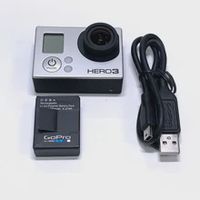 100original camera for gopro hero3 hero 3 black edition adventure camerabattery charging data cable 95new
