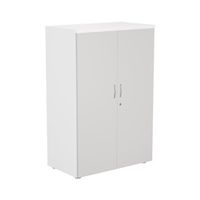 wooden storage cupboard doors  1200mm  white