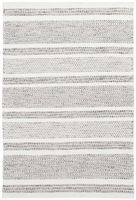 alfombra de estilo nordico de lana gris 65x130