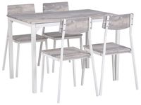 conjunto de comedor de mdf 4 personas l70