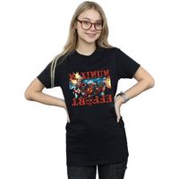 marvel camiseta manga larga maximum effort para mujer