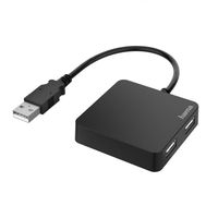 hama hub 4 puertos usb 20 negro