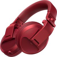 pioneer dj hdj-x5bt auriculares bluetooth para dj rojos