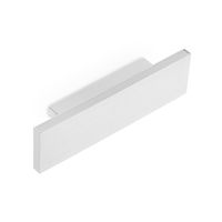 lampara de pared led de metal blanco