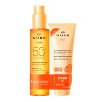 nuxe protector solar cuerpo sun aceite bronceador spf 50 leche aftersun