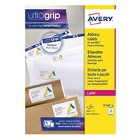 avery l7160 laser printer labels 635x381mm ref l7160-40 - pack 840