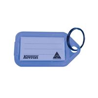 kevron plastic clicktag key tag blue 100 pack id5blu100