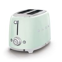 smeg tsf01pgeu tostadora 2 rebanadas 950w verde