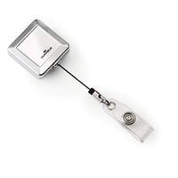 durable quadro badge reel chrome