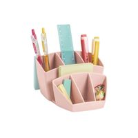 cep mineral desk tidy with 8 sections pink 105802681