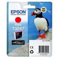 epson puffin t3247 14ml ultrachrome hi-gloss2 red ink c13t32474010