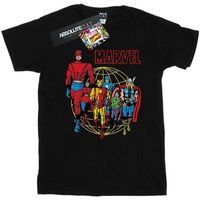 marvel camiseta manga larga bi34561 para mujer