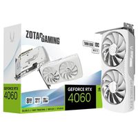 zotac gaming geforce rtx 4060 twin edge oc white edition 8gb gddr6 dlss3