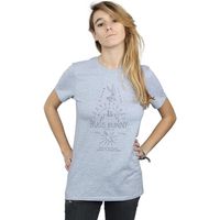 dessins animes camiseta manga larga a wild hare para mujer