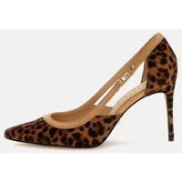 guess zapatos de tacon fltrc3 fur08-tan para mujer