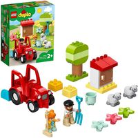 lego duplo tractor y animales de la granja