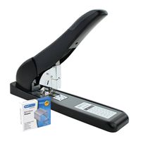 rapesco eco hd-210 heavy duty stapler black