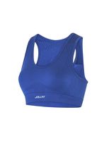 sujetador deportivo de fitness joluvi ana mujer azul tinta