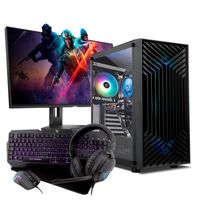 pc racing gaming amd ryzen 5 8500g16gb512gb ssd  monitor 24 fullhd  combo gaming