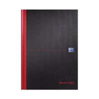 black n red notebook smart ruled casebound 90gsm a4 - 100080428