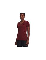 camiseta roja de training under armour techr twist mujer