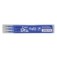 pilot frixion rollerball pen refill medium blue 3 pack 075300303