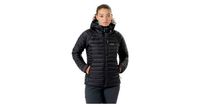 chaqueta de plumon alpino rab microlight negro para mujer