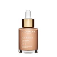 clarins bases maquillaje skin illusion 1123 sandalwood