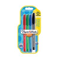 papermate inkjoy 100 pens medium assorted pack of 4 1956718