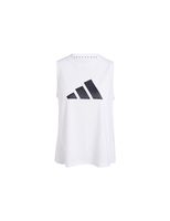 tops de fitness adidas essentials tr-es logo mujer blanco