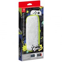 nintendo pack funda  protector pantalla splatoon 3 para nintendo switcholed